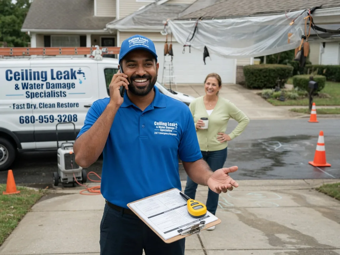 Ceiling Leak Cleanup Williamsburg, NM FAQs